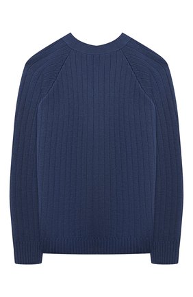 Детский шерстяной кардиган GUCCI синего цвета по цене 40950 руб., арт. 653620/XKBWI | Фото 2 Детский шерстяной кардиган GUCCI синего цвета, арт. 653620/XKBWI | Фото 2