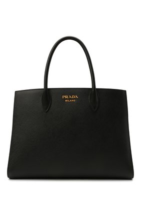 Женский сумка-тоут PRADA черного цвета по цене 245000 руб., арт. 1BA153-2ERX-F0D9A-OOF | Фото 1 Женский сумка-тоут PRADA черного цвета, арт. 1BA153-2ERX-F0D9A-OOF | Фото 1