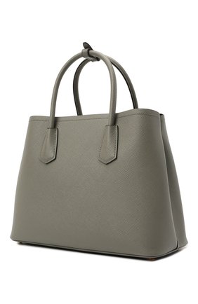 Женская сумка double PRADA серого цвета по цене 230000 руб., арт. 1BG775-2A4A-F01T3-OOO | Фото 2 Женская сумка double PRADA серого цвета, арт. 1BG775-2A4A-F01T3-OOO | Фото 2
