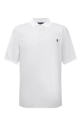 Мужское хлопковое поло POLO RALPH LAUREN белого цвета по цене 11250 руб., арт. 711842843/PRL BS | Фото 1 Мужское хлопковое поло POLO RALPH LAUREN белого цвета, арт. 711842843/PRL BS | Фото 1