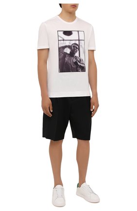 Мужская хлопковая футболка LIMITATO белого цвета по цене 16950 руб., арт. HIT/T-SHIRT | Фото 2 Мужская хлопковая футболка LIMITATO белого цвета, арт. HIT/T-SHIRT | Фото 2