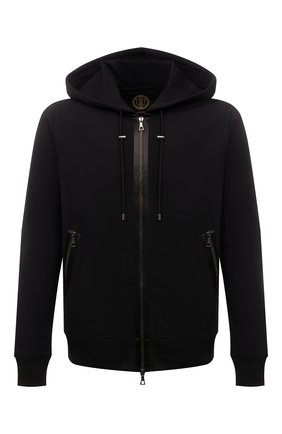 Мужской хлопковая толстовка LIMITATO черного цвета по цене 32900 руб., арт. TW0 T0NE/H00DIE ZIP | Фото 1 Мужской хлопковая толстовка LIMITATO черного цвета, арт. TW0 T0NE/H00DIE ZIP | Фото 1