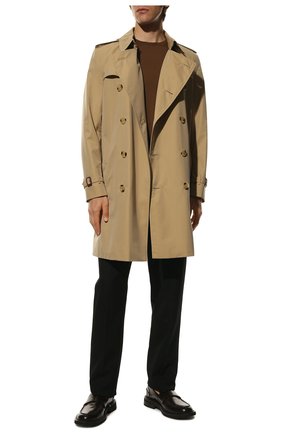 Мужской хлопковый тренч BURBERRY бежевого цвета по цене 159000 руб., арт. 8045859 | Фото 2 Мужской хлопковый тренч BURBERRY бежевого цвета, арт. 8045859 | Фото 2