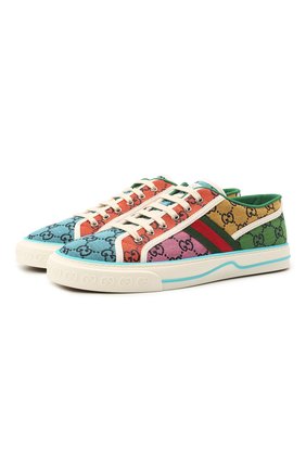 Мужские текстильные кеды tennis 1977 gg multicolor GUCCI разноцветного цвета по цене 56250 руб., арт. 663657/2UZ60 | Фото 1 Мужские текстильные кеды tennis 1977 gg multicolor GUCCI разноцветного цвета, арт. 663657/2UZ60 | Фото 1