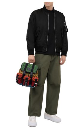 Мужской текстильный рюкзак gg multicolor GUCCI разноцветного цвета по цене 156500 руб., арт. 658783/2UZBN | Фото 2 Мужской текстильный рюкзак gg multicolor GUCCI разноцветного цвета, арт. 658783/2UZBN | Фото 2
