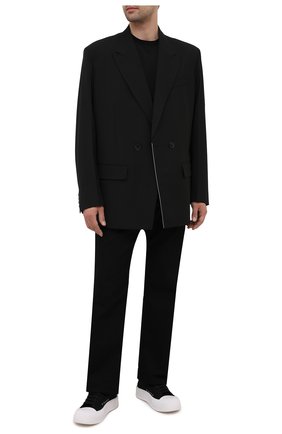 Мужские текстильные кеды ALEXANDER MCQUEEN черного цвета по цене 41650 руб., арт. 667816/W4MV7 | Фото 2 Мужские текстильные кеды ALEXANDER MCQUEEN черного цвета, арт. 667816/W4MV7 | Фото 2