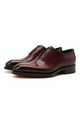 Мужские кожаные оксфорды SANTONI бордового цвета по цене 78050 руб., арт. MCCG16229MD3HVVDQ67 | Фото 1 Мужские кожаные оксфорды SANTONI бордового цвета, арт. MCCG16229MD3HVVDQ67 | Фото 1