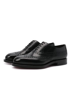 Мужские кожаные оксфорды SANTONI черного цвета по цене 87350 руб., арт. MCCG17673MD3HRT0N01 | Фото 1 Мужские кожаные оксфорды SANTONI черного цвета, арт. MCCG17673MD3HRT0N01 | Фото 1