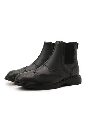 Мужские кожаные челси HOGAN темно-серого цвета по цене 38250 руб., арт. HXM5760DT40Q7Q | Фото 1 Мужские кожаные челси HOGAN темно-серого цвета, арт. HXM5760DT40Q7Q | Фото 1