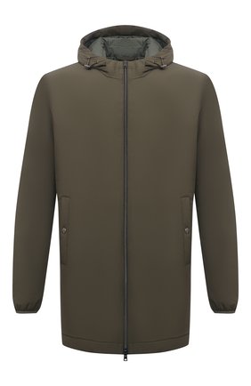 Мужская утепленная куртка HERNO хаки цвета по цене 69200 руб., арт. PA008UR/12387S | Фото 1 Мужская утепленная куртка HERNO хаки цвета, арт. PA008UR/12387S | Фото 1