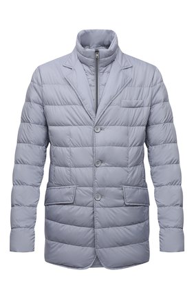 Мужская пуховая куртка HERNO голубого цвета по цене 64800 руб., арт. PI001ULE/19288 | Фото 1 Мужская пуховая куртка HERNO голубого цвета, арт. PI001ULE/19288 | Фото 1