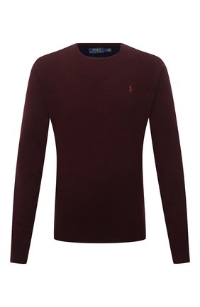 Мужской шерстяной джемпер POLO RALPH LAUREN бордового цвета по цене 14650 руб., арт. 710667378 | Фото 1 Мужской шерстяной джемпер POLO RALPH LAUREN бордового цвета, арт. 710667378 | Фото 1