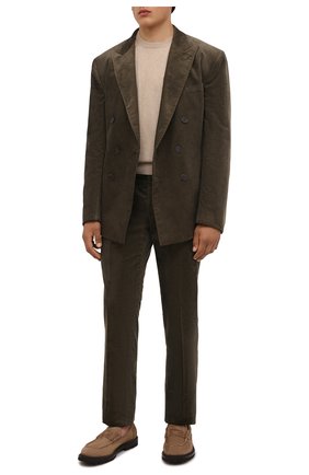 Мужские хлопковые брюки RALPH LAUREN хаки цвета по цене 44450 руб., арт. 798843733 | Фото 2 Мужские хлопковые брюки RALPH LAUREN хаки цвета, арт. 798843733 | Фото 2 (Материал внешний: Хлопок; Случай: Повседневный; Стили: Кэжуэл; Длина (брюки, джинсы): Стандартные; Материал подклада: Вискоза)