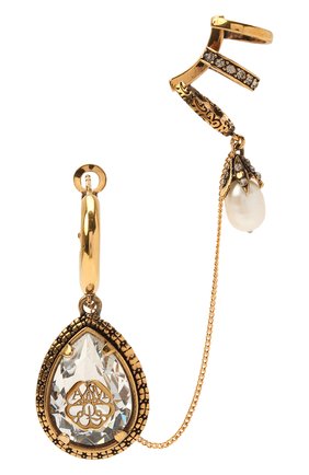 Женские моносерьга ALEXANDER MCQUEEN золотого цвета по цене 41050 руб., арт. 617645/I153T | Фото 1 Женские моносерьга ALEXANDER MCQUEEN золотого цвета, арт. 617645/I153T | Фото 1