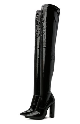 Женские ботфорты cuissard megan LE SILLA черного цвета по цене 62200 руб., арт. 2945T100R3PPP0L | Фото 1 Женские ботфорты cuissard megan LE SILLA черного цвета, арт. 2945T100R3PPP0L | Фото 1