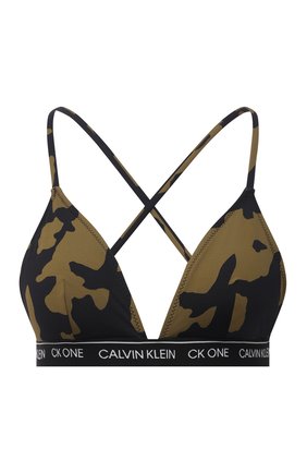 Женский треугольный бра CALVIN KLEIN хаки цвета по цене 6185 руб., арт. KW0KW01410 | Фото 1 Женский треугольный бра CALVIN KLEIN хаки цвета, арт. KW0KW01410 | Фото 1