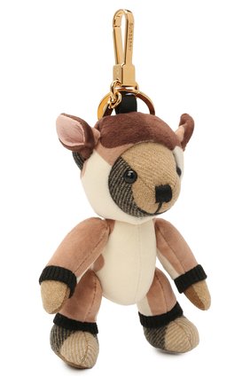 Женский брелок для ключей BURBERRY бежевого цвета по цене 30800 руб., арт. 8041882 | Фото 2 Женский брелок для ключей BURBERRY бежевого цвета, арт. 8041882 | Фото 2