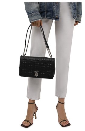 Женская сумка lola medium BURBERRY черного цвета по цене 155000 руб., арт. 8022597 | Фото 2 Женская сумка lola medium BURBERRY черного цвета, арт. 8022597 | Фото 2