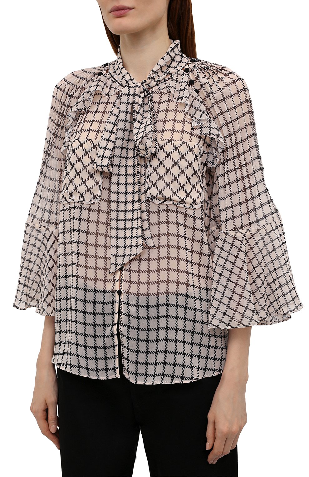 Женская бежевая блузка SELF-PORTRAIT купить в интернет-магазине ЦУМ ...