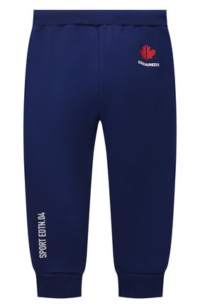 Детские хлопковые джоггеры DSQUARED2 синего цвета по цене 17600 руб., арт. DQ0300-D006K | Фото 2 Детские хлопковые джоггеры DSQUARED2 синего цвета, арт. DQ0300-D006K | Фото 2 (Материал внешний: Хлопок; Мальчики Кросс-КТ: Брюки-одежда, Джоггеры-одежда; Региональные ограничения белый список (Axapta Mercury): RU; Ростовка одежда: 10 - 11 лет | 140 - 146см, 12 лет | 152 см, 13 - 15 лет | 158 см, 16 лет | 164 см, 4 года | 104 см, 6 лет | 116 см, 8 лет | 128 см)