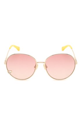 Женские солнцезащитные очки CHLOÉ розового цвета, арт. CC0006S 004 | Фото 2 (Региональные ограничения белый список (Axapta Mercury): RU; Оптика Гендер: оптика-женское; Очки форма: Круглые)