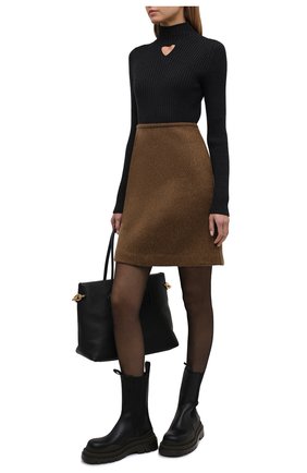 Женские кожаные ботинки bv tire BOTTEGA VENETA хаки цвета по цене 86150 руб., арт. 630297/VBS50 | Фото 2 Женские кожаные ботинки bv tire BOTTEGA VENETA хаки цвета, арт. 630297/VBS50 | Фото 2 (Материал внутренний: Натуральная кожа; Женское Кросс-КТ: Военные ботинки; Подошва: Платформа; Каблук высота: Низкий; Материал внешний: Кожа; Материал утеплителя: Без утеплителя)