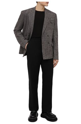 Мужские хлопковые брюки BOTTEGA VENETA черного цвета по цене 51350 руб., арт. 666392/V0KF0 | Фото 2 Мужские хлопковые брюки BOTTEGA VENETA черного цвета, арт. 666392/V0KF0 | Фото 2
