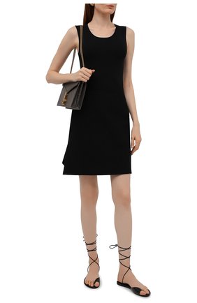 Женские кожаные сандалии gia SAINT LAURENT черного цвета по цене 43300 руб., арт. 657919/2V700 | Фото 2 Женские кожаные сандалии gia SAINT LAURENT черного цвета, арт. 657919/2V700 | Фото 2 (Подошва: Плоская; Каблук высота: Низкий; Материал внутренний: Натуральная кожа; Материал внешний: Кожа)