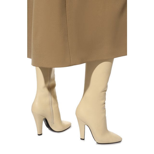 фото Кожаные сапоги 68 saint laurent