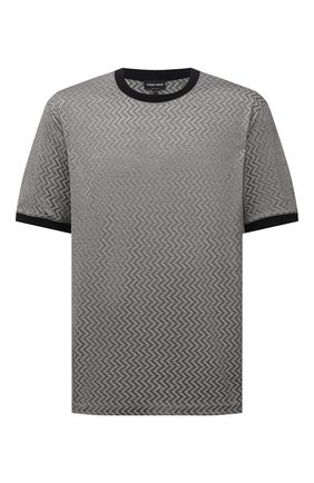 Мужская футболка из хлопка и шелка GIORGIO ARMANI серого цвета по цене 53400 руб., арт. 6KSM59/SJVGZ | Фото 1 Мужская футболка из хлопка и шелка GIORGIO ARMANI серого цвета, арт. 6KSM59/SJVGZ | Фото 1