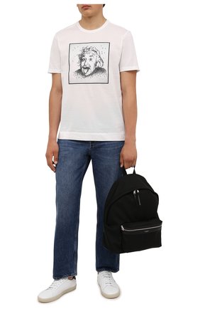 Мужская хлопковая футболка LIMITATO белого цвета по цене 14600 руб., арт. ALBERT/T-SHIRT | Фото 2 Мужская хлопковая футболка LIMITATO белого цвета, арт. ALBERT/T-SHIRT | Фото 2