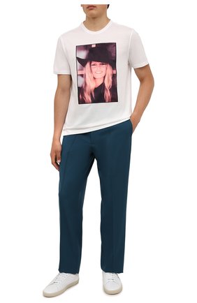Мужская хлопковая футболка LIMITATO белого цвета по цене 14600 руб., арт. BB2/T-SHIRT | Фото 2 Мужская хлопковая футболка LIMITATO белого цвета, арт. BB2/T-SHIRT | Фото 2