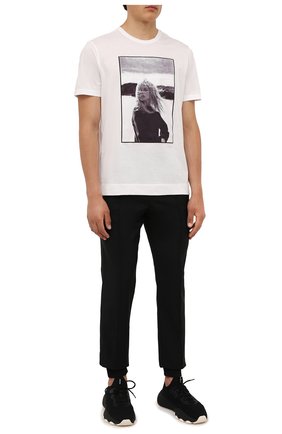 Мужская хлопковая футболка LIMITATO белого цвета по цене 14600 руб., арт. BB3/T-SHIRT | Фото 2 Мужская хлопковая футболка LIMITATO белого цвета, арт. BB3/T-SHIRT | Фото 2