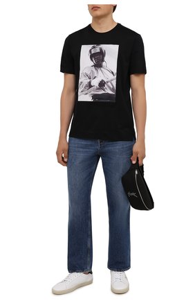 Мужская хлопковая футболка LIMITATO черного цвета по цене 16950 руб., арт. EVER LAST/T-SHIRT | Фото 2 Мужская хлопковая футболка LIMITATO черного цвета, арт. EVER LAST/T-SHIRT | Фото 2