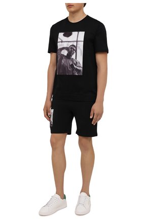 Мужская хлопковая футболка LIMITATO черного цвета по цене 16950 руб., арт. HIT/T-SHIRT | Фото 2 Мужская хлопковая футболка LIMITATO черного цвета, арт. HIT/T-SHIRT | Фото 2