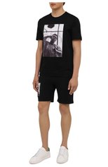 Мужская хлопковая футболка LIMITATO черного цвета, арт. HIT/T-SHIRT | Фото 2 (Рукава: Короткие; Длина (для топов): Стандартные; Стили: Гранж; Принт: С принтом; Материал внешний: Хлопок)
