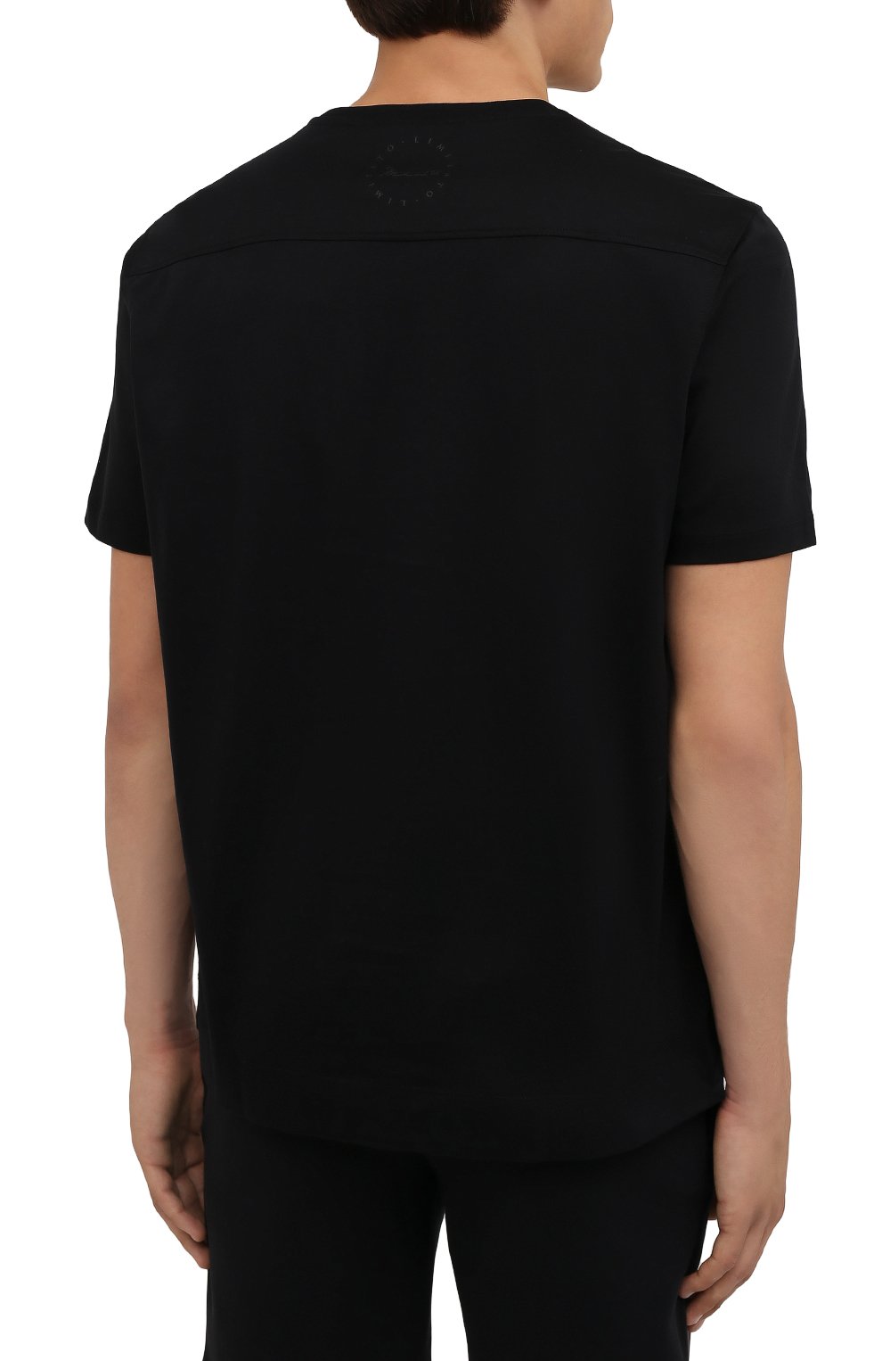 Мужская хлопковая футболка LIMITATO черного цвета, арт. HIT/T-SHIRT | Фото 4 (Рукава: Короткие; Длина (для топов): Стандартные; Стили: Гранж; Принт: С принтом; Материа�л внешний: Хлопок)