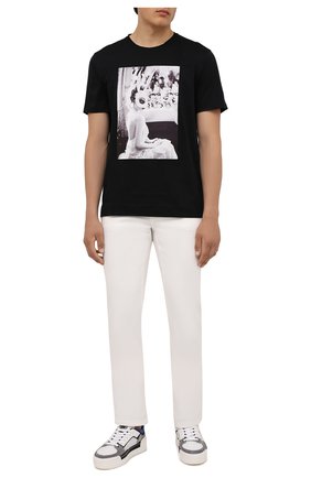 Мужская хлопковая футболка LIMITATO черного цвета по цене 18650 руб., арт. MAKE UP/T-SHIRT | Фото 2 Мужская хлопковая футболка LIMITATO черного цвета, арт. MAKE UP/T-SHIRT | Фото 2 (Рукава: Короткие; Материал внешний: Хлопок; Длина (для топов): Стандартные; Принт: С принтом; Стили: Гранж)