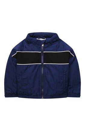 Детского куртка EMPORIO ARMANI синего цвета по цене 18150 руб., арт. 6KHBP9/1NWEZ/9M | Фото 1 Детского куртка EMPORIO ARMANI синего цвета, арт. 6KHBP9/1NWEZ/9M | Фото 1 (Рукава: Длинные; Материал внешний: Синтетический материал; Кросс-КТ НВ: Куртки; Материал подклада: Хлопок; Ростовка одежда: 6 мес | 68 см)