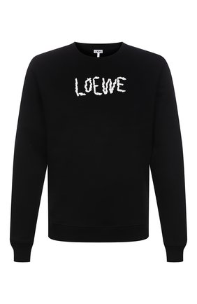 Мужской хлопковый свитшот LOEWE черного цвета по цене 42600 руб., арт. H526Y24J11 | Фото 1 Мужской хлопковый свитшот LOEWE черного цвета, арт. H526Y24J11 | Фото 1