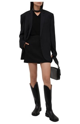 Женские кожаные сапоги pipe riding PROENZA SCHOULER черного цвета по цене 95700 руб., арт. PS37012A/14030 | Фото 2 Женские кожаные сапоги pipe riding PROENZA SCHOULER черного цвета, арт. PS37012A/14030 | Фото 2