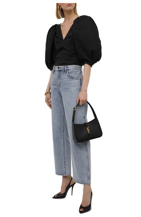 Женские кожаные босоножки lola SAINT LAURENT черного цвета по цене 65050 руб., арт. 661021/2Y900 | Фото 2 Женские кожаные босоножки lola SAINT LAURENT черного цвета, арт. 661021/2Y900 | Фото 2 (Материал внутренний: Натуральная кожа; Подошва: Плоская; Каблук высота: Высокий; Каблук тип: Шпилька)