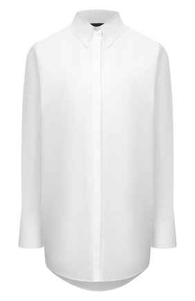 Женская хлопковая рубашка EMPORIO ARMANI белого цвета по цене 24300 руб., арт. 6K2C68/2N8YZ | Фото 1 Женская хлопковая рубашка EMPORIO ARMANI белого цвета, арт. 6K2C68/2N8YZ | Фото 1