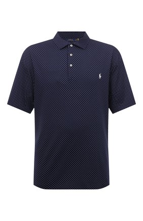 Мужское хлопковое поло POLO RALPH LAUREN темно-синего цвета по цене 16550 руб., арт. 711813262/PRL BS | Фото 1 Мужское хлопковое поло POLO RALPH LAUREN темно-синего цвета, арт. 711813262/PRL BS | Фото 1 (Рукава: Короткие; Материал внешний: Хлопок; Стили: Кэжуэл; Big sizes: Big Sizes; Застежка: Пуговицы; Длина (для топов): Удлиненные)