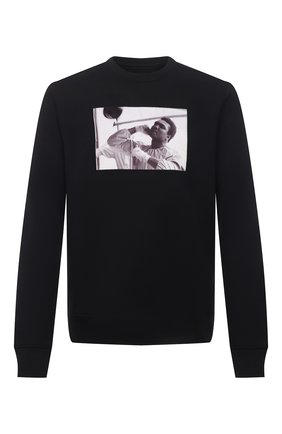 Мужской хлопковый свитшот LIMITATO черного цвета по цене 23500 руб., арт. PANCH BAG/SWEATER | Фото 1 Мужской хлопковый свитшот LIMITATO черного цвета, арт. PANCH BAG/SWEATER | Фото 1