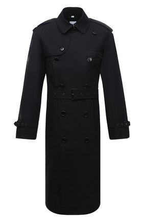 Мужской хлопковый тренч BURBERRY черного цвета по цене 179000 руб., арт. 8042244 | Фото 1 Мужской хлопковый тренч BURBERRY черного цвета, арт. 8042244 | Фото 1 (Материал внешний: Хлопок; Материал подклада: Хлопок; Длина (верхняя одежда): До колена; Рукава: Длинные; Стили: Кэжуэл; Мужское Кросс-КТ: Тренчкот-верхняя одежда)