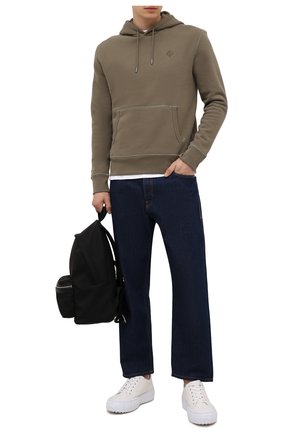 Мужской худи из хлопка и вискозы RALPH LAUREN хаки цвета по цене 62400 руб., арт. 790845705 | Фото 2 Мужской худи из хлопка и вискозы RALPH LAUREN хаки цвета, арт. 790845705 | Фото 2