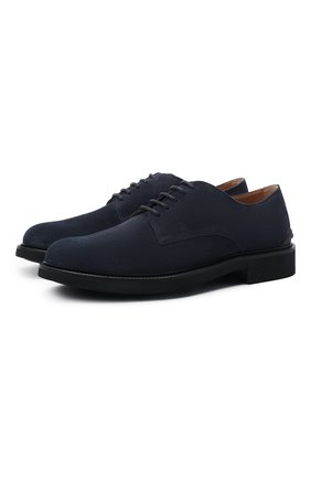 Мужские замшевые дерби TOD’S темно-синего цвета по цене 59150 руб., арт. XXM06H00C20RE0 | Фото 1 Мужские замшевые дерби TOD’S темно-синего цвета, арт. XXM06H00C20RE0 | Фото 1 (Материал внутренний: Натуральная кожа; Стили: Классический; Материал внешний: Замша, Кожа; Региональные ограничения белый список (Axapta Mercury): RU)