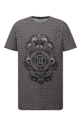 Мужская хлопковая футболка BALMAIN бежевого цвета по цене 48250 руб., арт. WH1EH000/G071 | Фото 1 Мужская хлопковая футболка BALMAIN бежевого цвета, арт. WH1EH000/G071 | Фото 1