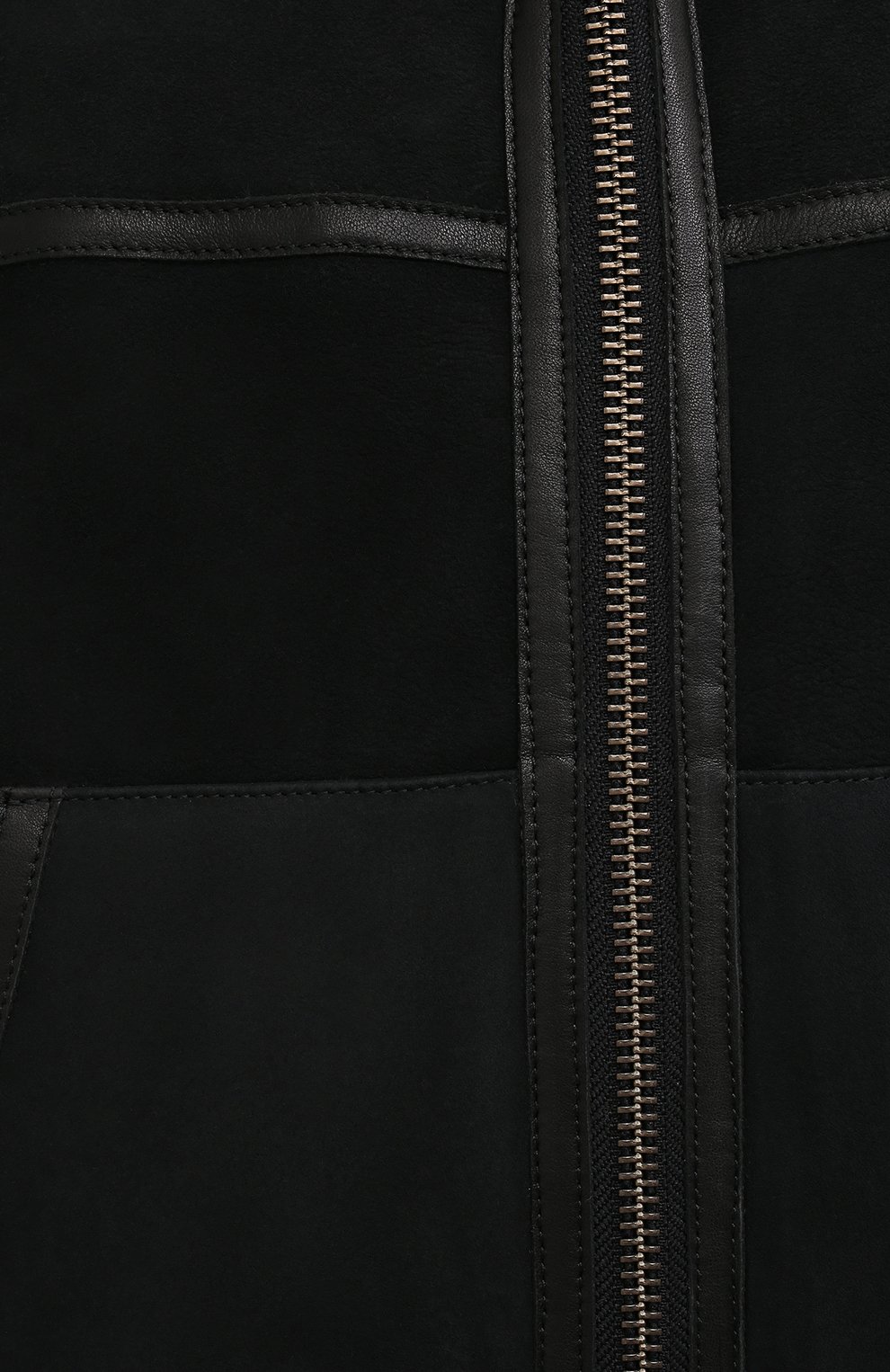 Мужская дубленка ISABEL MARANT черного цвета, арт. MA1031-21A001H/ANJAR0 | Фото 5 (Рукава: Длинные; Материал внешний: Натуральный мех; Длина (верхняя одежда): Короткие; Стили: Кэжуэл)